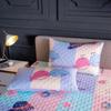 Solid Color 2Pc Waterproof Quilted Pillowcase Pillow Cover Case 48x74cm Pillowsham Anti-Mite Anti-Bacterial Bedroom
