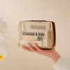 Mesh Pillow Style Makeup Bag With Large Capacity And Waterresistant Design For Travel And Bathroom Storage