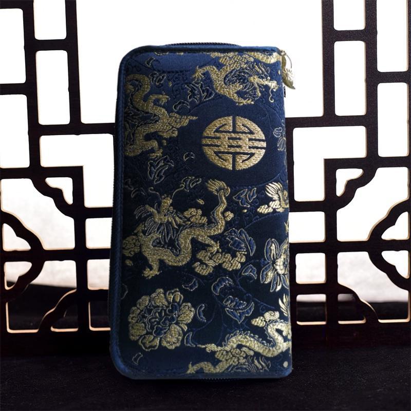 Chinesisches charakteristisches Geschenk: Yunjin-Geldbörse, ethnische Stickerei, Kunsthandwerk, Geburtstagsgeschenk für Mutter, Urlaubsgeschenk, Damen-Geldbörse