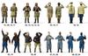 Preiser Scale Soviet Pilot Ground Crew Plastic Model Kit GP72543 1/72 & (6 Figures) 1941-45 (Personnel)