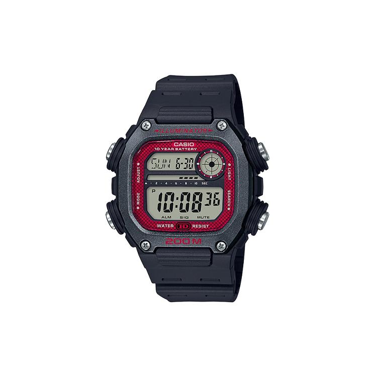 CASIO Men G-SQUAD Series Red Watch DW-291H-1B DW-291H-1B Red Watch Dial