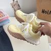 Student Women Pink Youth Sneakers Autumn New Thick Bottom Breathable Sport Running Shoes Campus Trend Platform Casual Shoes