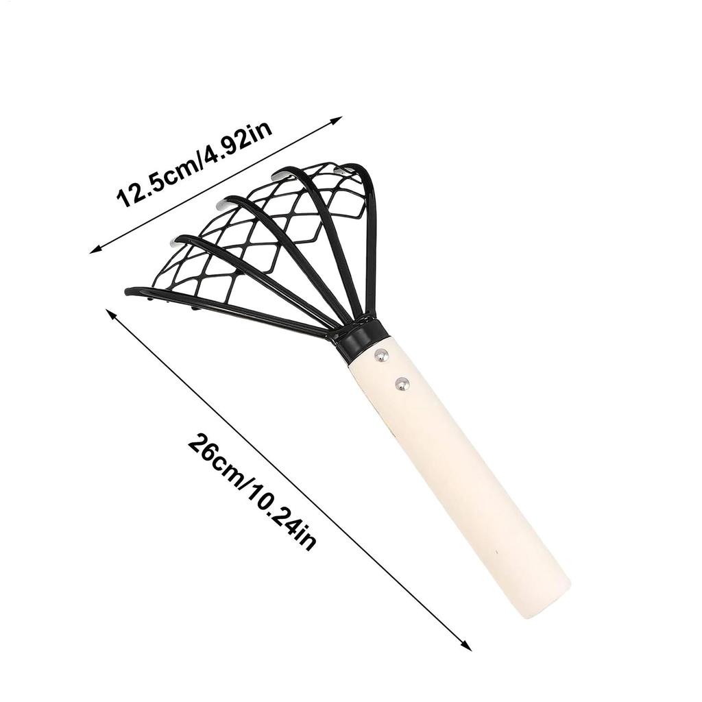 Yard Rake 5 Tine Claw Rake And Cultivator Manual Cultivator Digger Tool With Ergonomic Grip For Weeding Soil Dirt Sand Yard