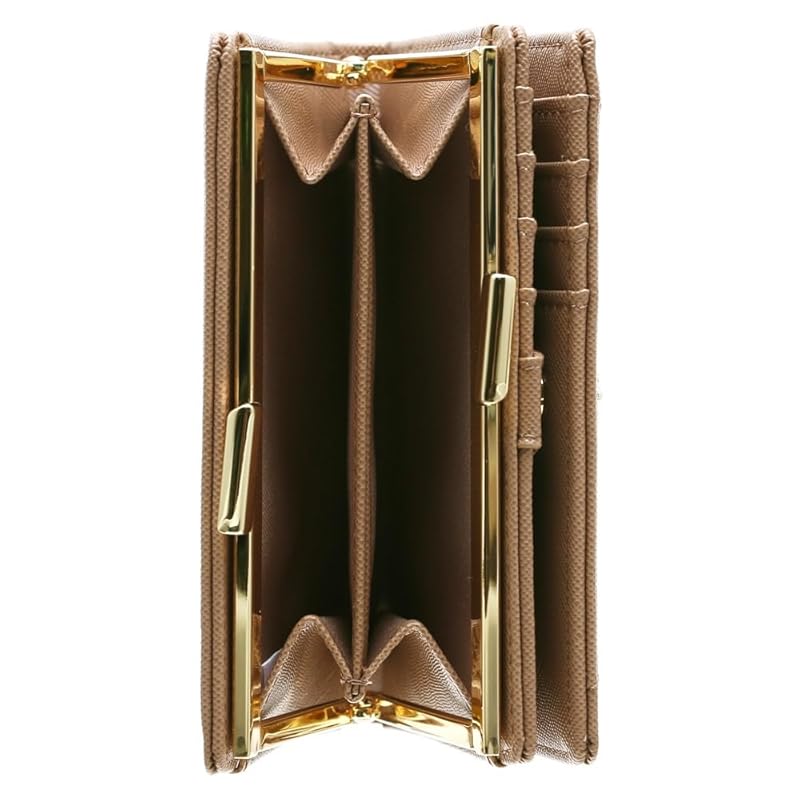 [ONLYOU] Andschouette Chouette Metallbeschläge Beutel Kappe Faltbrieftasche Brieftasche Bifold Bifold Bijou Damen Erwachsene Mädchen Modisch Niedlich Samantha Geschenk