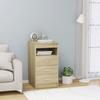 VidaXL Chest of Drawers Sonoma Oak 40x50x76 Cm Engineered Wood 801808