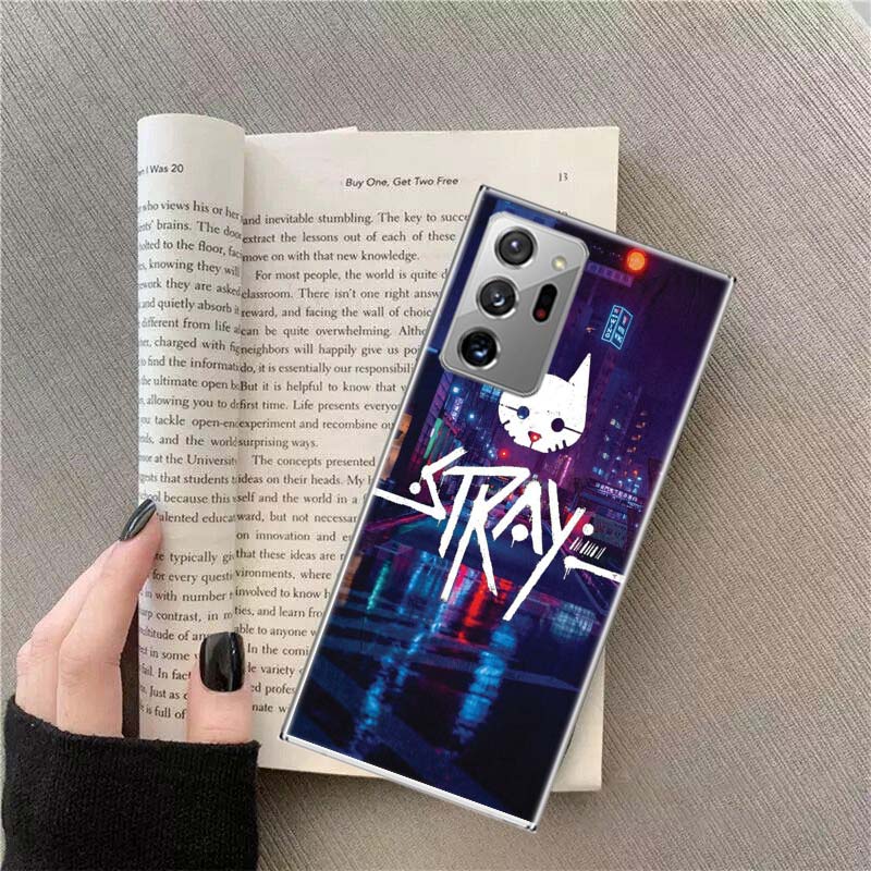 

Игровой чехол для телефона S-Stray Cat для Samsung Galaxy S25 Edge S24 S23 FE S22 S26 Ultra S21 S20 S10 Plus Capa Мягкий Samsung S23 Ultra