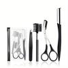 3/4/5/11/12pcs Eyebrow Trimmer Set Scissors Tweezers Eyebrow Razor Scraping Eyebrow Comb Razor Eyebrow Clip Makeup Tools