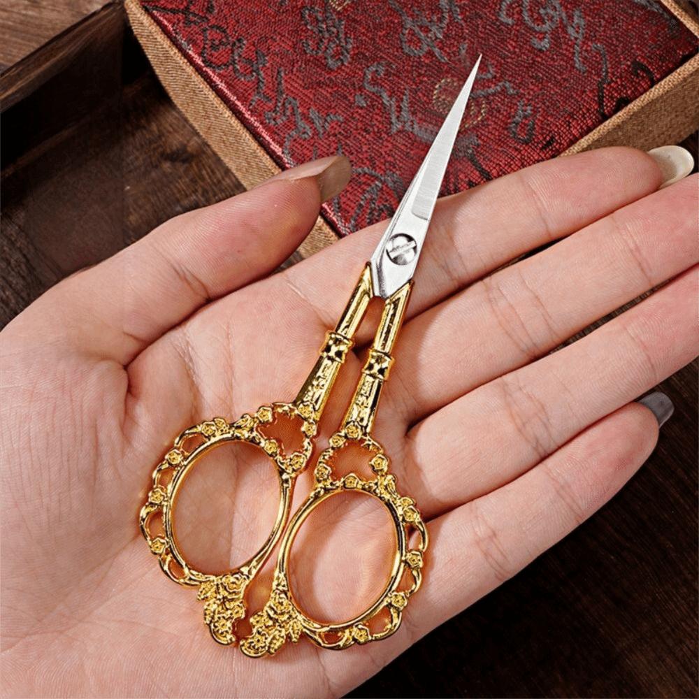 Stainless Steel Tailor Scissors Classic Style Thread Cutter Embroidery Scissors  Household Crafting