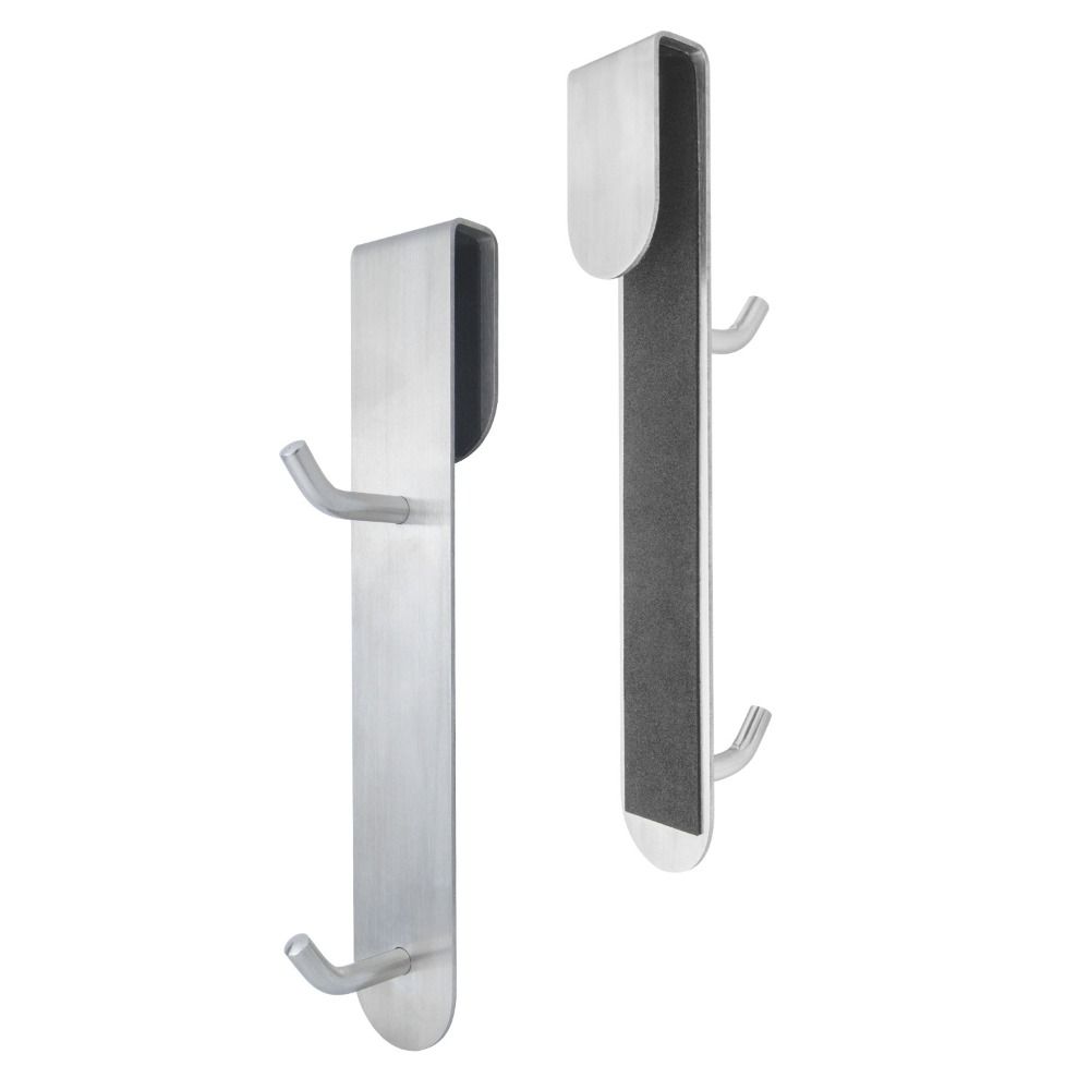 Punch-free Over Glass Door Towel Rack Rust-proof Bathrobe Hanger Shower Door Back Hook  Kitchen