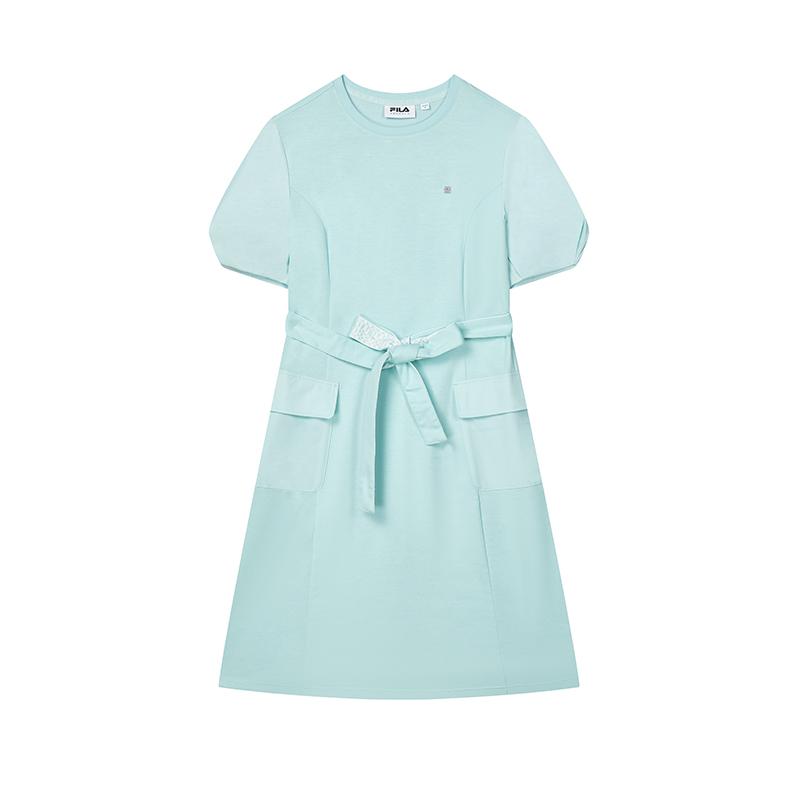 

New FILA Short Sleeved Dresses Women s Refreshing Blue F11W424322FLB 180/78A/XXL