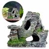 Decorations Rock Shape Resin Fish Shrimp Shelter Fake Mountain Ornament Fish Hiding Cave Fish Tank