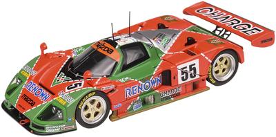 MOTORHELIX Scale Mazda Renown 787B RENOWN Le Mans Winner 1991 Gachot Finished Model M60101 1/64 #55 V. Weidler/J. Herbert/B.