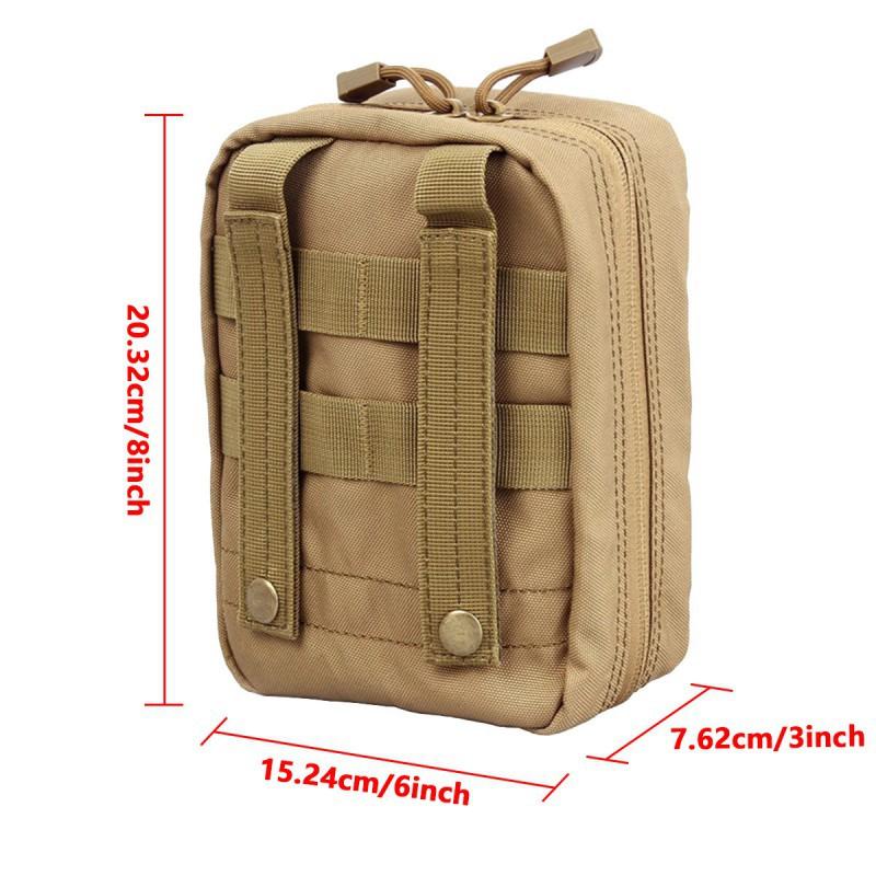 Outdoor Mountaineering Waist Bag Molle Training Field Camping First Aid Portable Medical