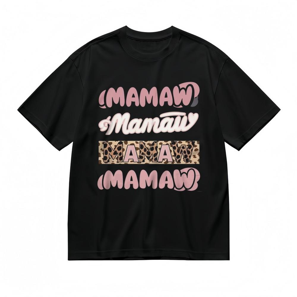 

Men s Comfortable Soft Comfy Classic T-Shirt Mamaw Repeated Printed Tee XL