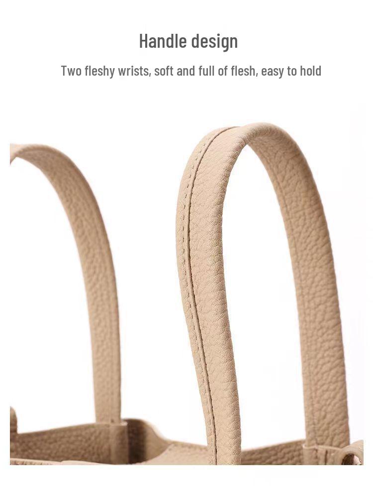 In Stock: Songmont Medium Pine Basket Handbag, Large Capacity Crossbody Bucket Bag