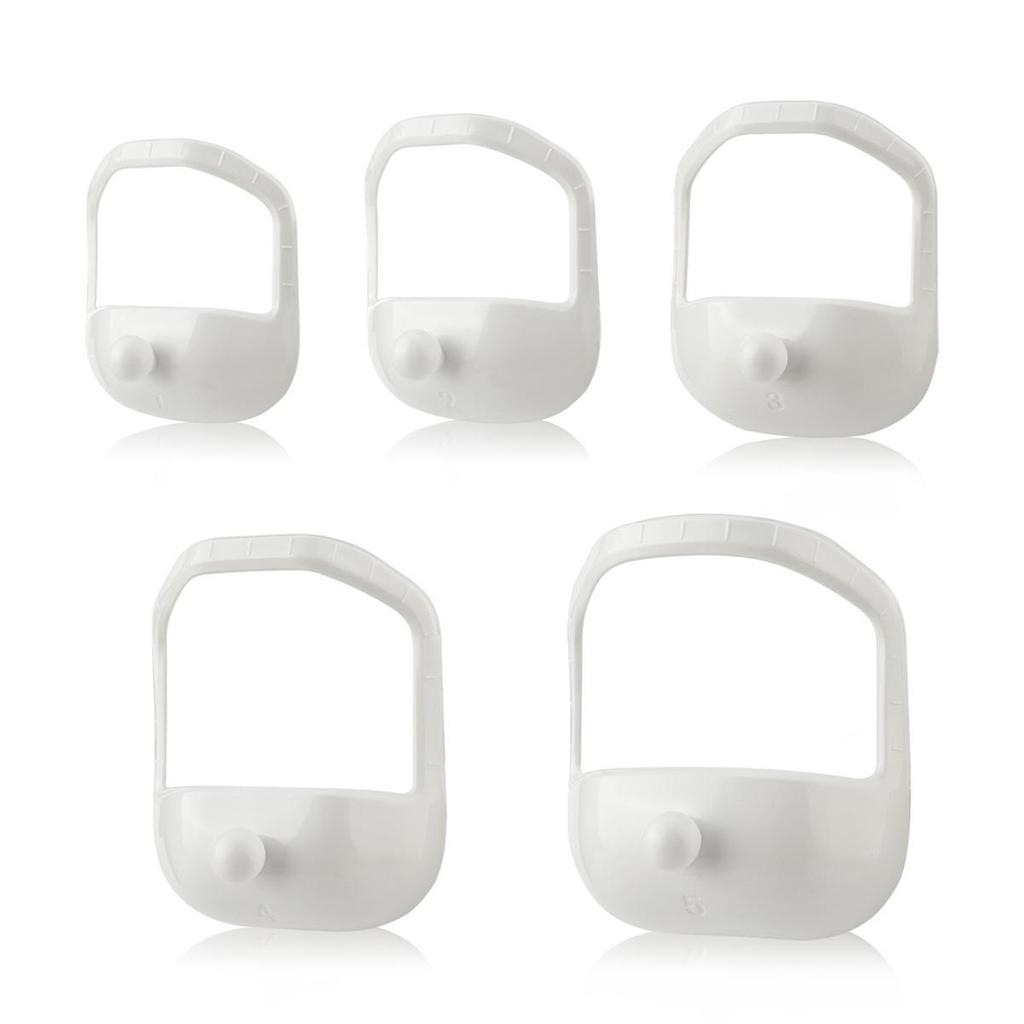 5-Piece Beard Shaping Template Set for Men's DIY Care