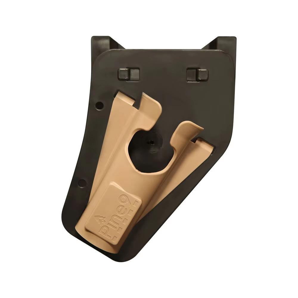 

Slide-in Portable Fish Pole Holder Hands-Free Fishing Waist Pack Bank Fishing коричневый