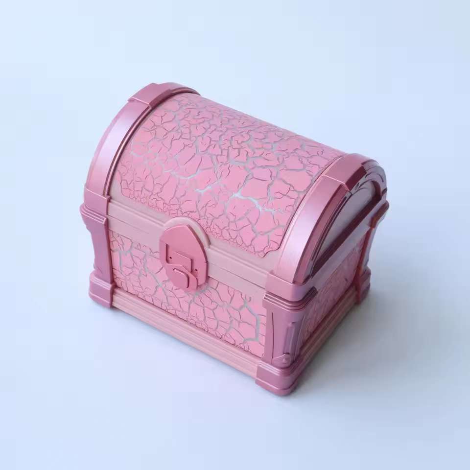 

Treasure chest projection light, Bluetooth speaker, white noise, children s lullaby, dreamy flowing light projection night light No Bluetooth рожевий