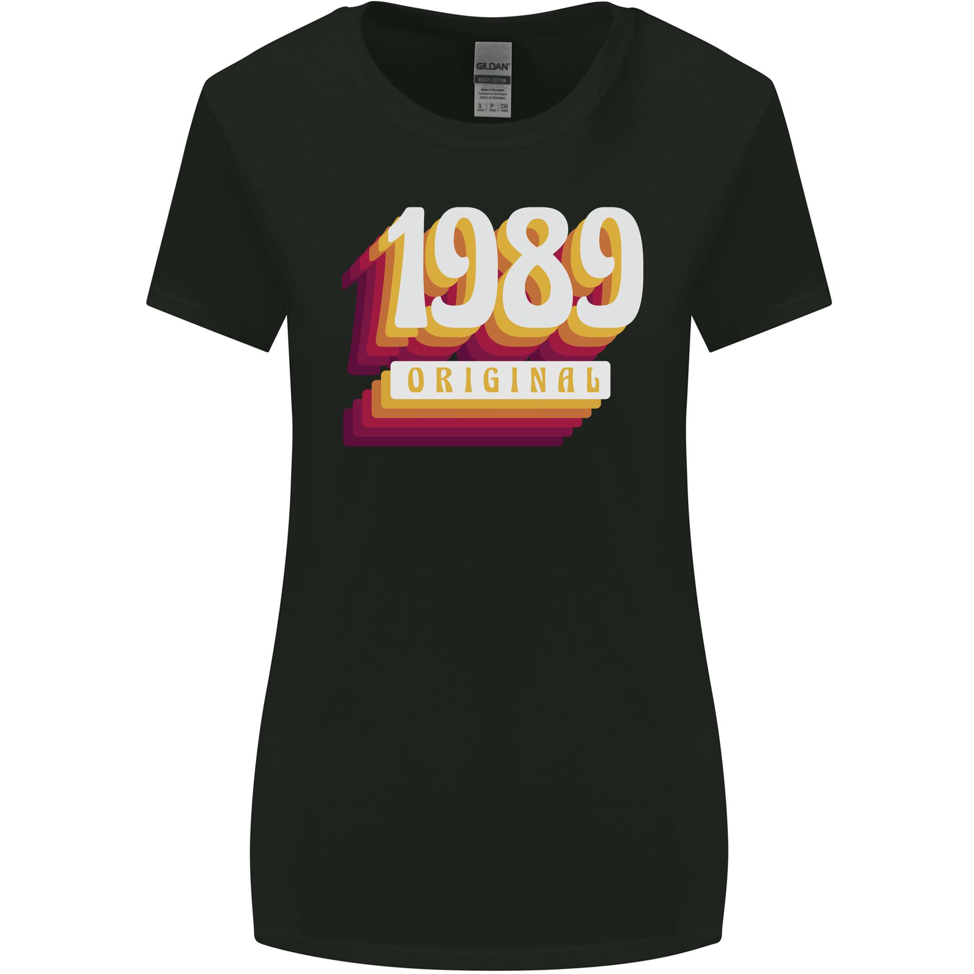 Retro 37th Birthday Original 1989 Unisexs Wider Cut TShirt S