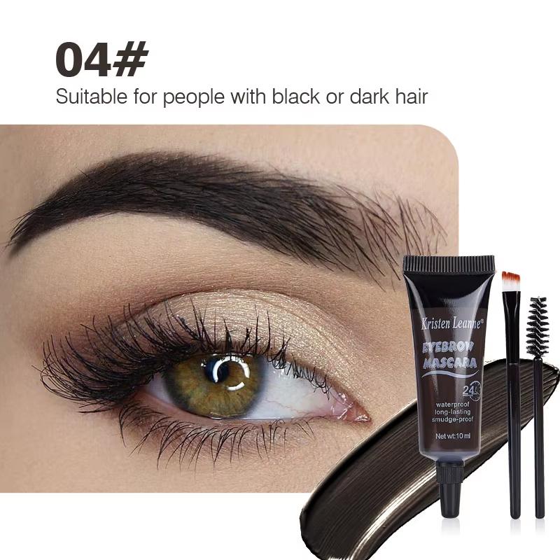 4 Colors Waterproof Shape Liquid Eyebrow Dye Natural Long Lasting Eyebrow Brow Gel Cream Makeup Color Cosmetic