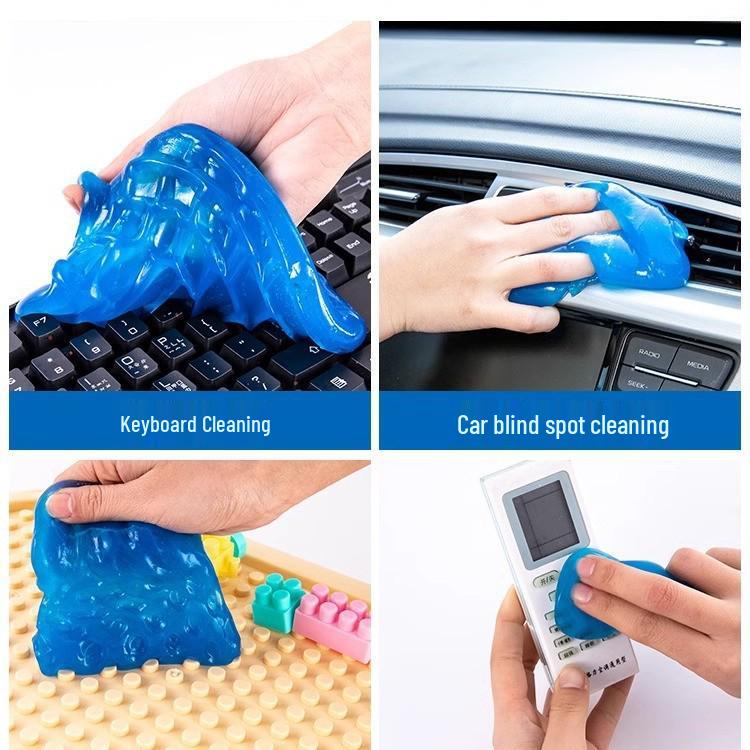 Multifunkční čisticí gel do interiéru auta na štěrbiny a odstraňování prachu