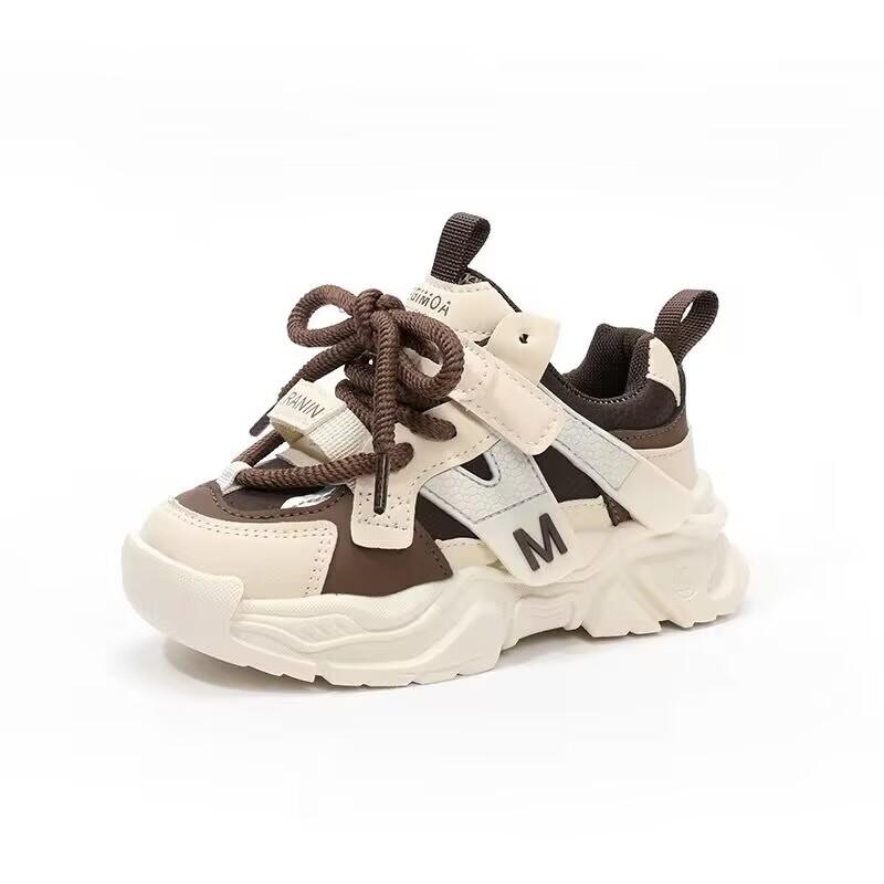 Children's Autumn and Winter Sports Shoes 2025 Spring and Autumn Girls' Sports Shoes Boys' Running Shoes Casual Shoes Student Dad Shoes