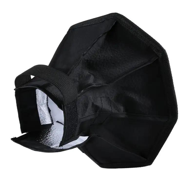 Octangle 20cm Universal Style Foldable Flash Light Diffuser Octagon Speedlight Diffuser Softbox Soft Box For Canon For Nikon