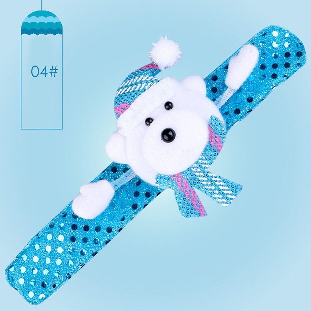 LED Slap Band Glowing Wristband Light Up Bracelet For Christmas Xmas Decor