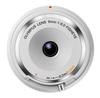 OM Mirrorless SLR 9mm F8 Fisheye Body Cap Lens White WHT SYSTEM/OLYMPUS BCL-0980