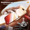 Protège‑écran verre trempé - iPhone 17 Pro Max - Au‑delà de 9H (12×) - Résiste chutes 3,6 m - Bords noirs 3D 1:1