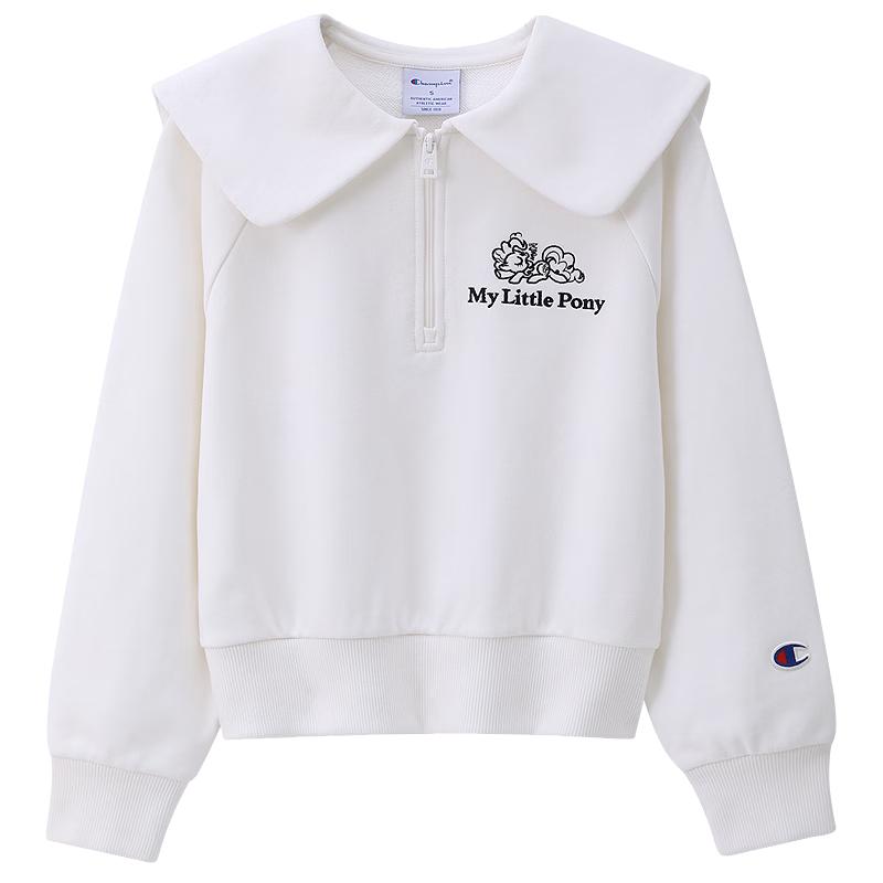 Champion My Little Pony Girls Half-Zip Polo Sweatshirt XS