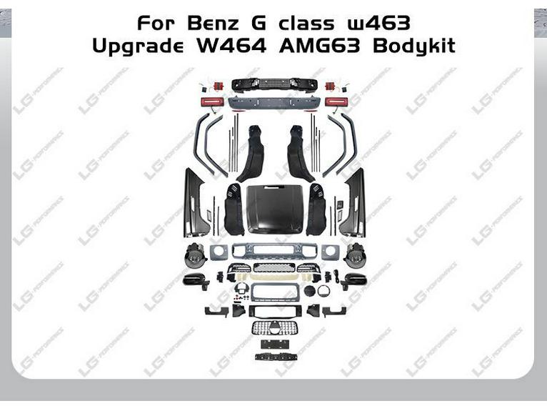 Mercedes G-Class W463 to W464 AMG Style Wide Body Kit Upgrade