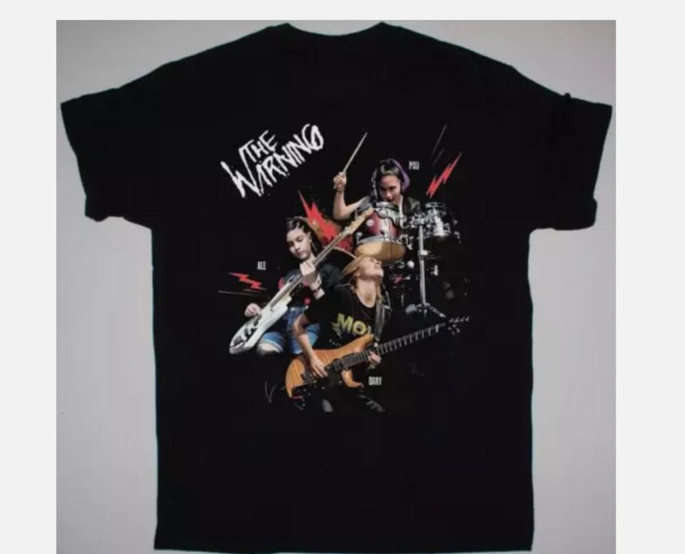 The Warning Band Black T-Shirt Cotton Unisex For Men Women Unisex T-Shirt XXXXL