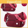 Women Lightweight Shoulderbag Nylon Solid Messenger Bag Crossbodybag Travel