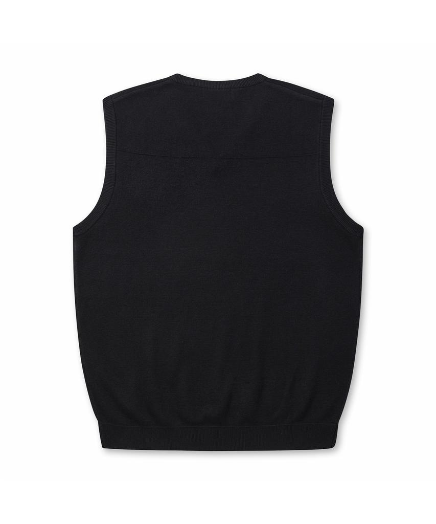 Brentwood [Essentials] Washable V-Neck Vest Sweater Brwax26271Bkx