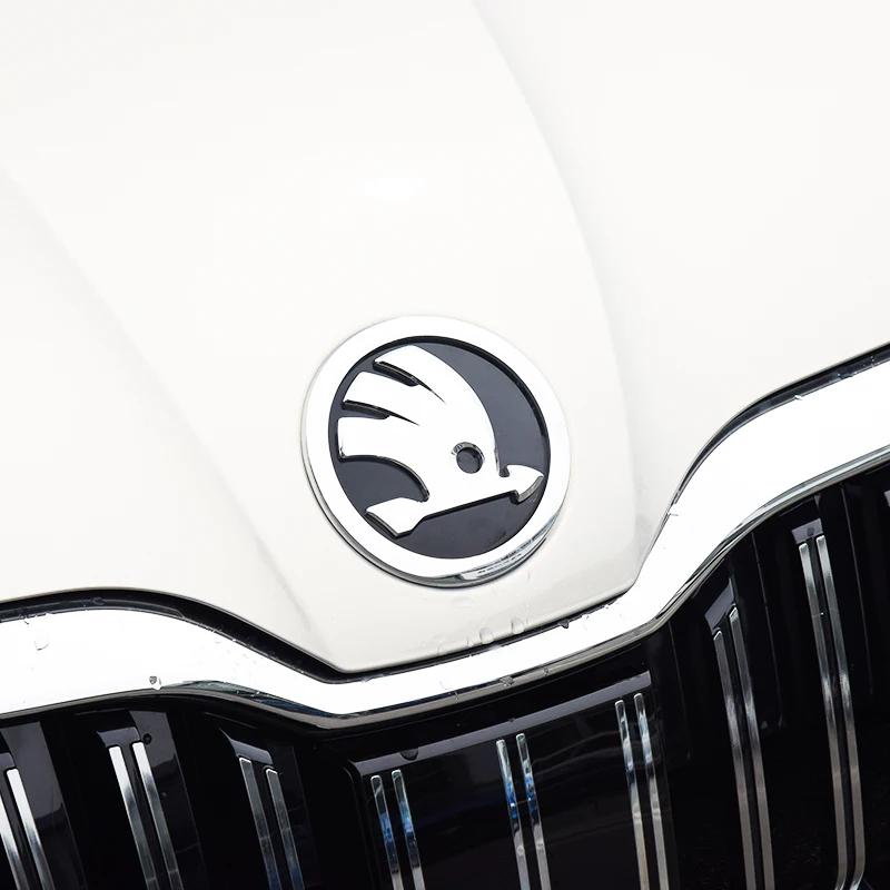 2025 Horké 8/9/10cm 3D Znak Auta Odznak Kapota Přední Zadní Kufr Logo Pro Skoda S Fabia 1 2 Octavia a7 RS Superb Rapid Yeti Karoq Vis