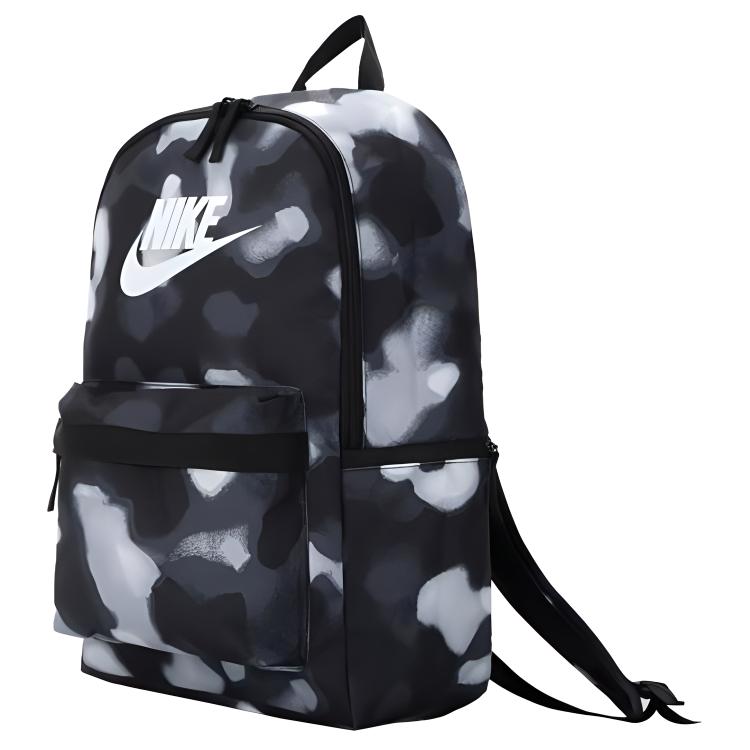 Nike Splash Pattern Fabric Backpack Unisex Backpacks Black DR6249-010