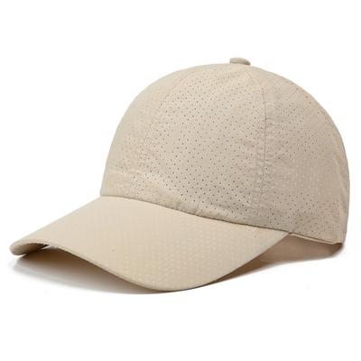 Schnelltrocknende Mütze Herren Sommer dünn atmungsaktiv Sonnenschutz Sonnenschirm Baseballkappe lässige Outdoor-Kappe Damen Angeln