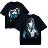 Ado Singer Graphic T‑shirt Unisex Vintage Washed Cotton Oversized Harajuku High Street Couples Streetwear Casual Tops
