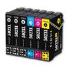 Compatible Epson 502xl Black Cyan Magenta Yellow Ink Cartridge for Epson Expression Home XP-5100 XP5100 XP-5105 XP5105, 6 Pack