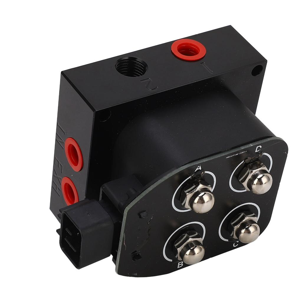 12V Air Suspension Solenoid Valve with Double Blue Barometer 0 To 200PSI Air Ride Suspension Manifold Bag Controller