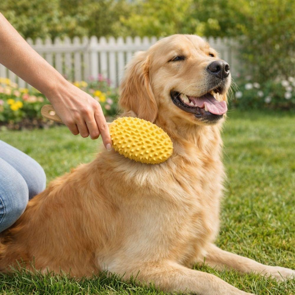 Soft Pet Grooming Brush Durian Shape Cats Hair Removal Comb Pet Hair Cleaner Brush  Daily Grooming