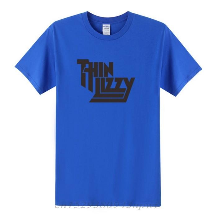 Heavy Metal Rock Band Thin Lizzy T Shirt Men Tops Music Singer Tshirt Short Sleeve Cotton Oneck Tee Top Clothes