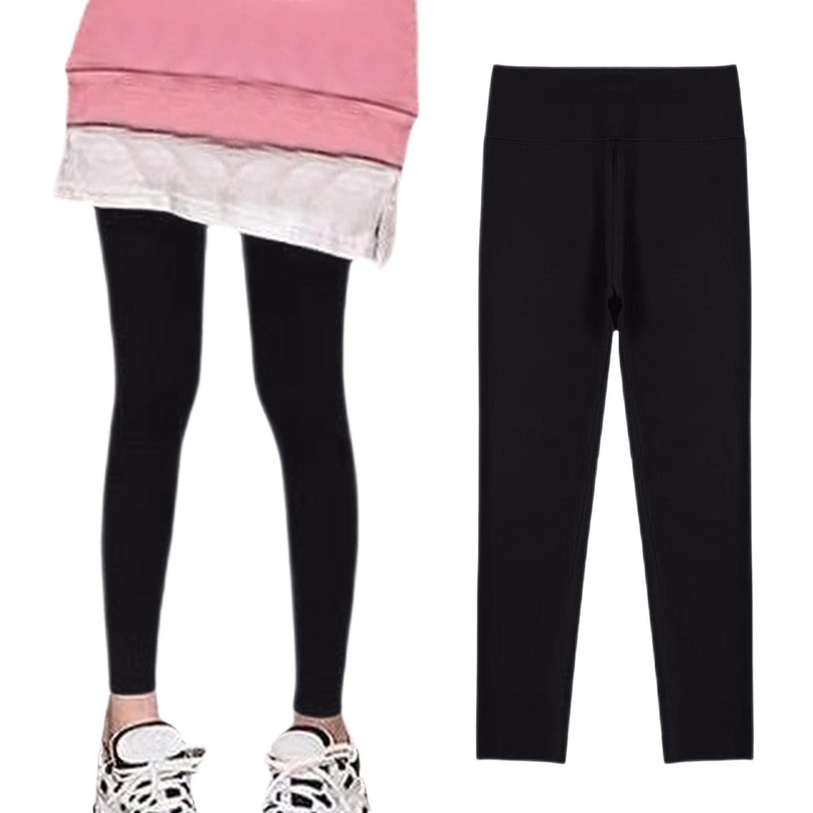 Girls  Leggings - High Waist  Yoga Pants 110 чёрный