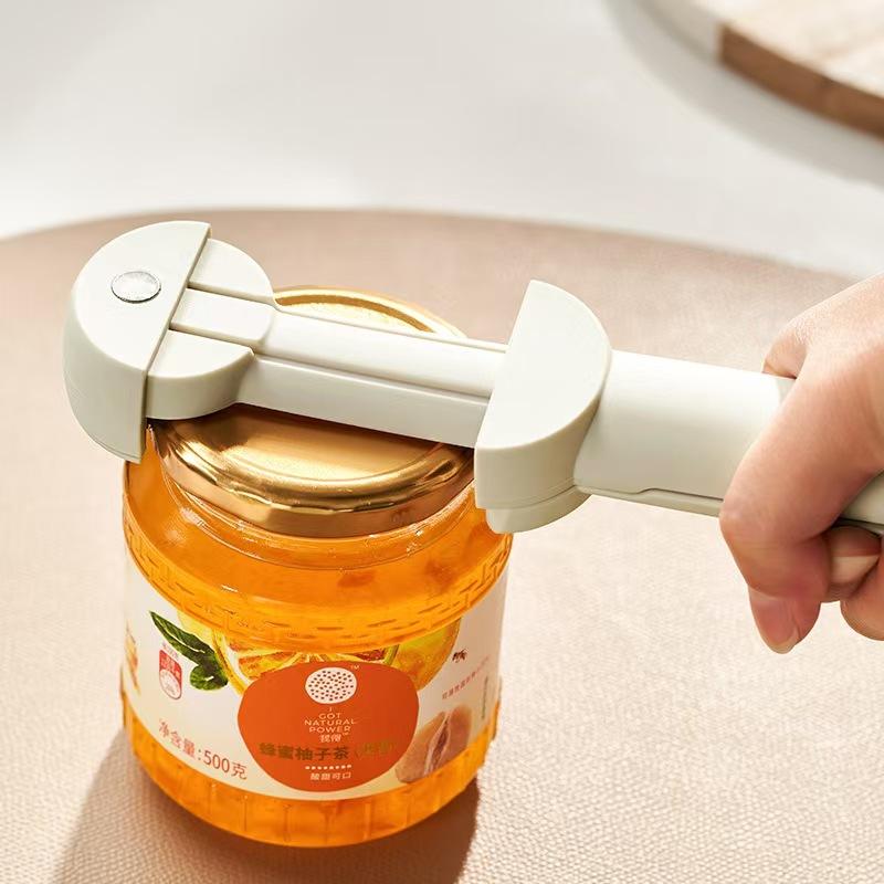 3 In 1 Magnetic Lid Opener Multifunctional Bottle Opener For Diam 2.5-9.5Cm Adjustable Winebeer Can Opener Kitchen Tool