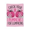 Breast Cancer Awareness Hope Halloween In October We Wear Pink Flannel Blankets Throw Blankets for Home Plush Thin Quilt