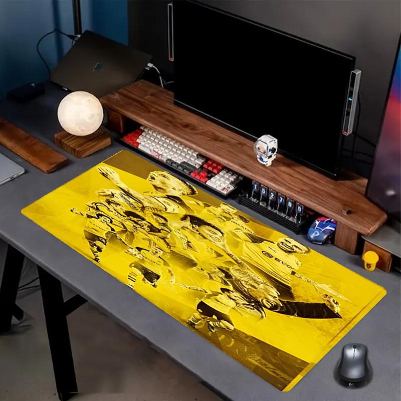 Tapis de Souris Impression Borussia Dortmund, Tapis de Bureau Antidérapant pour Clavier, pour PC Portable Gaming Travail Utilisation Quotidienne, Cadeau Surprise Cool pour Festival