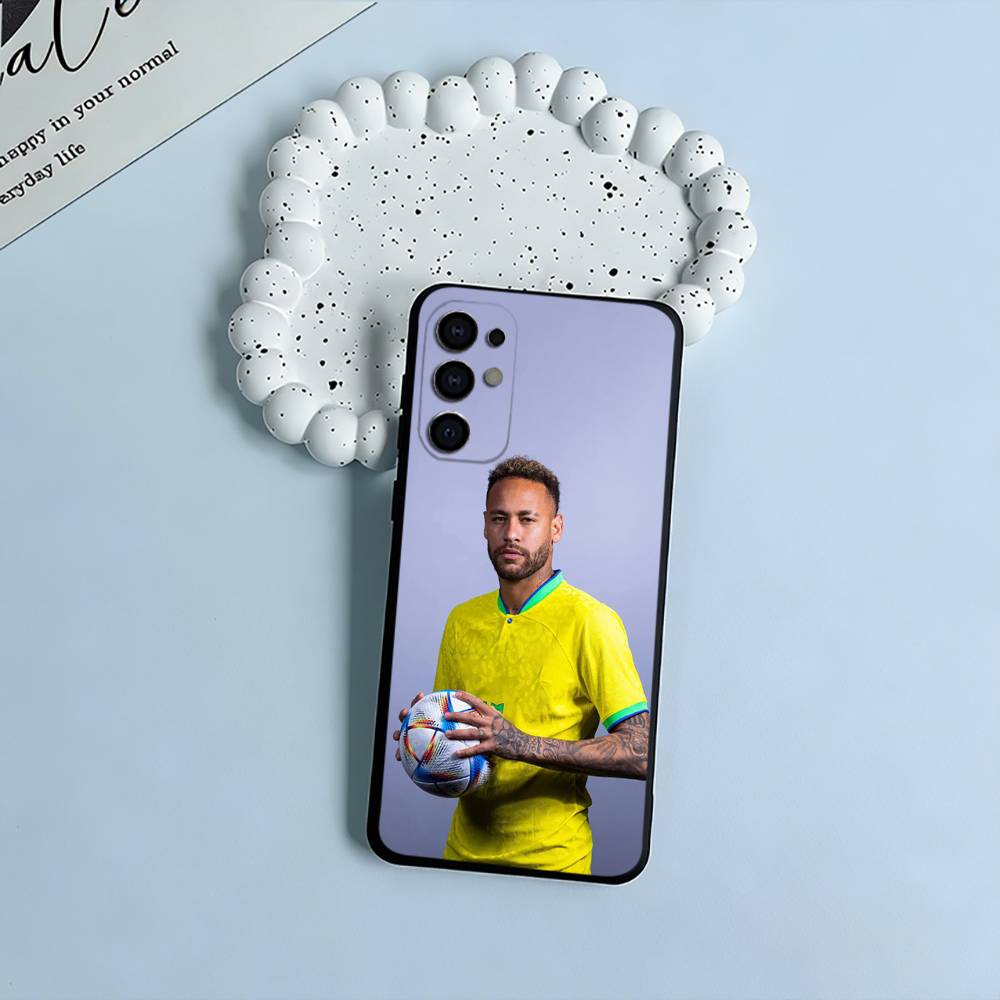 N-10-Neymar Black Soft Silicone Phone Case for Samsung S25, S24, S21, S22, S23, S30, Ultra, S20, Plus, FE, Lite