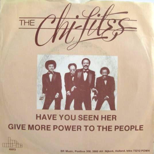 

7inch Record CHILITES Have You Seen Her For Gods Sake 45072 BR MUSIC 1984 Netherland SoulFunk Used