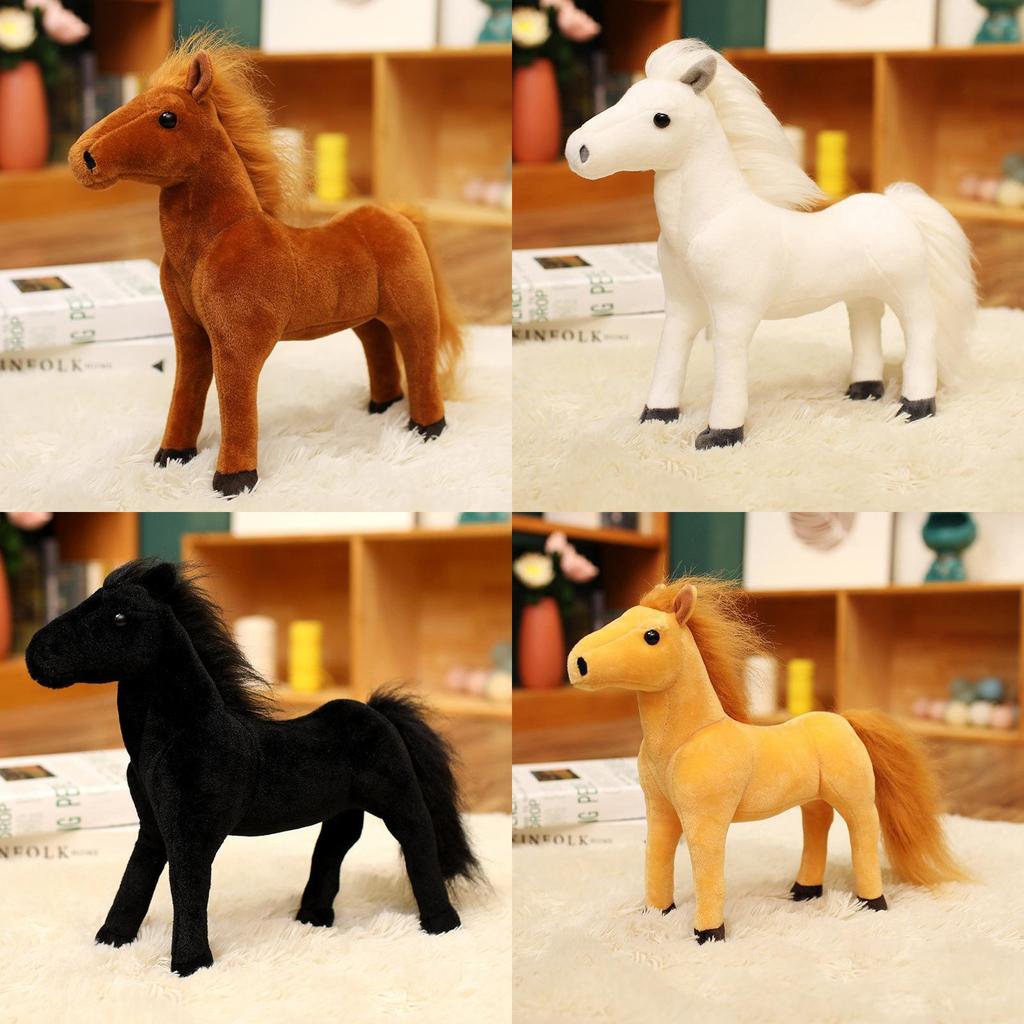 Plüsch-Pony-Spielzeug mit PP-Baumwollfüllung für Kinder und Sammler